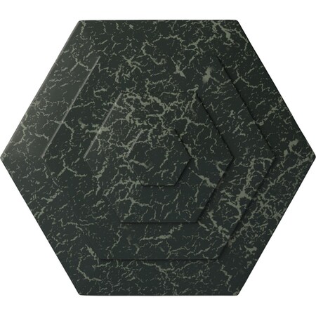 Ekena Millwork Woodruff Ceiling Medallion, Hand-Painted Painted Turtle Crackle, 23 1/4"OD x 7/8"P CM23WFPTC